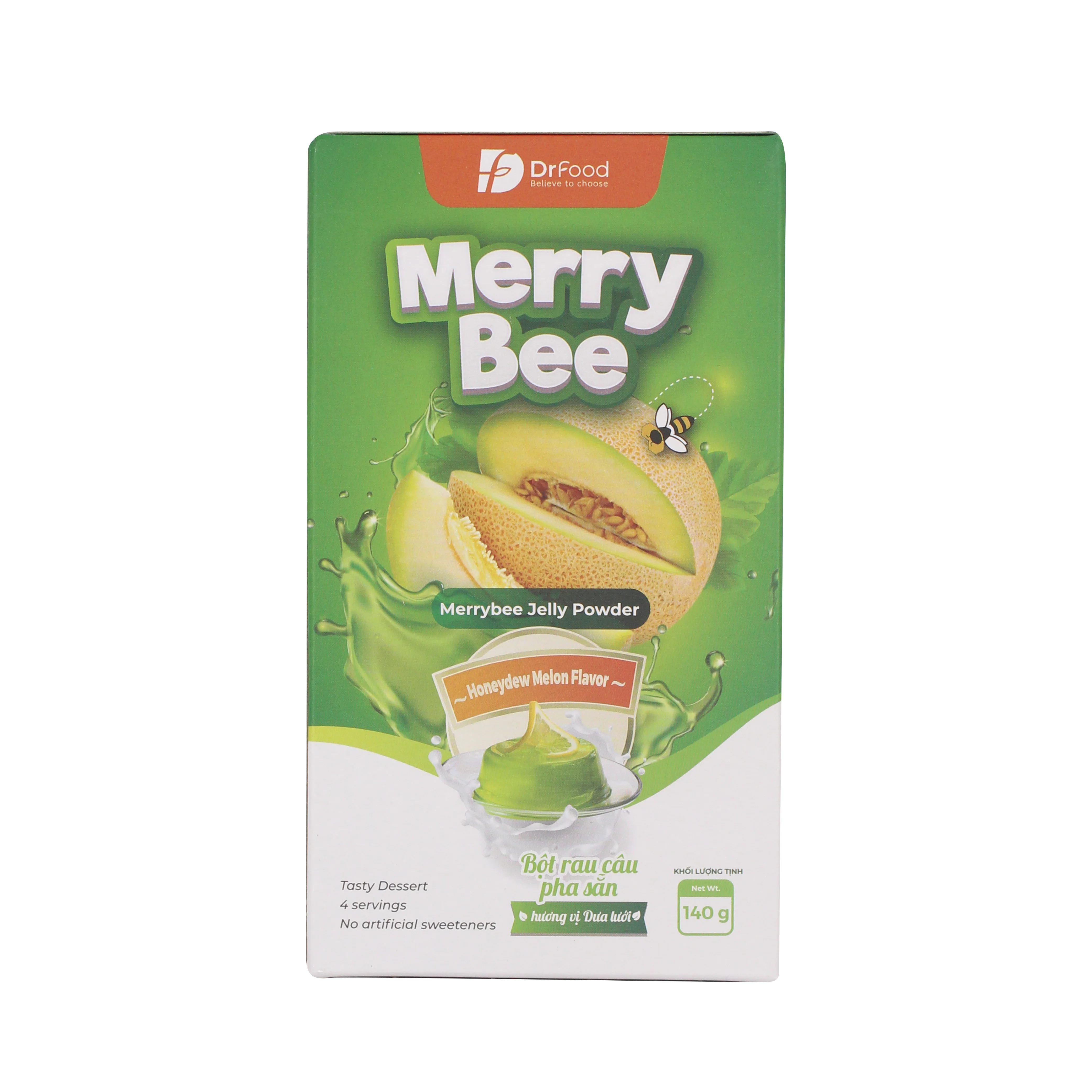 Merrybee Jelly Powder €“ Honeydew Melon Flavor 140g