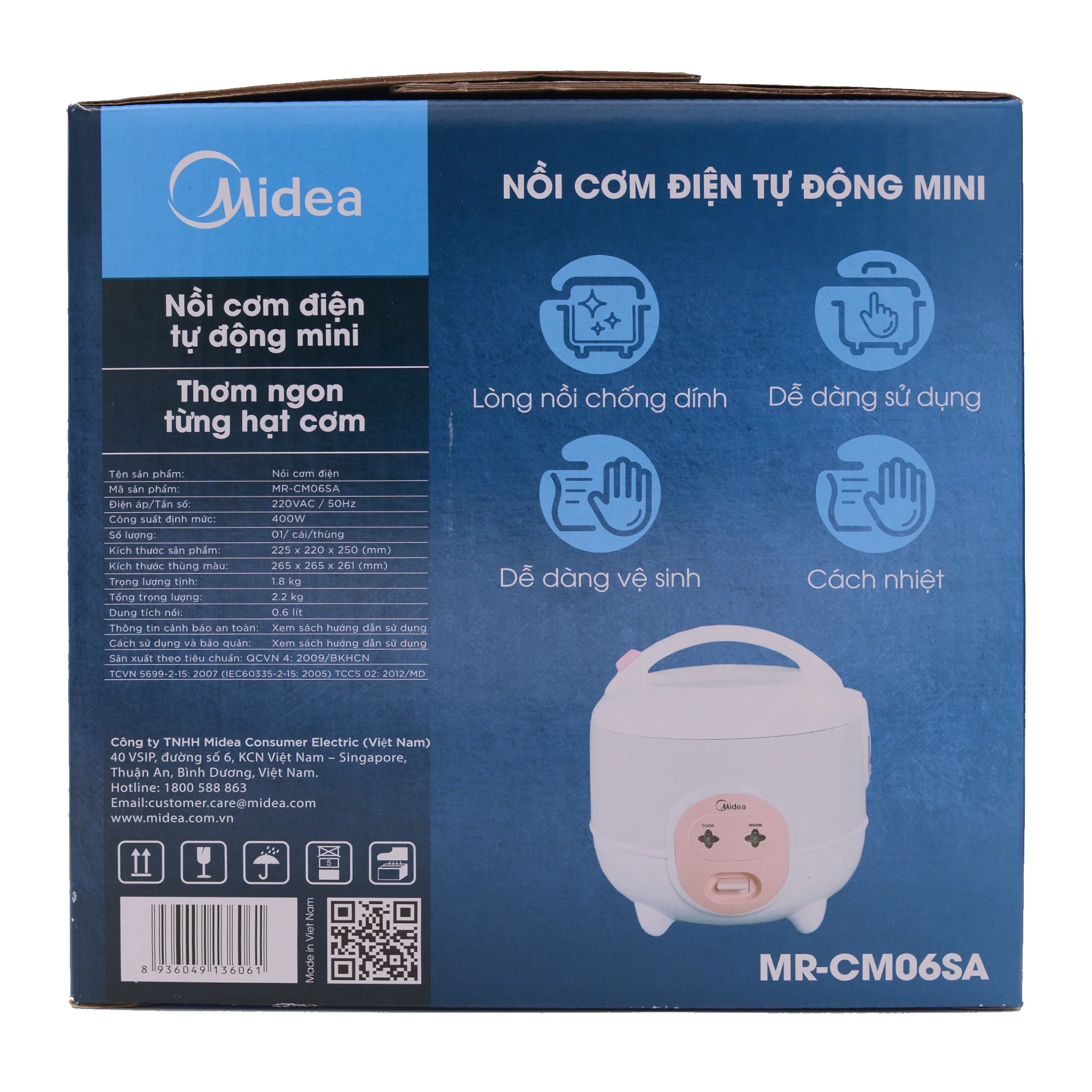 Midea Rice Cooker 0.6L