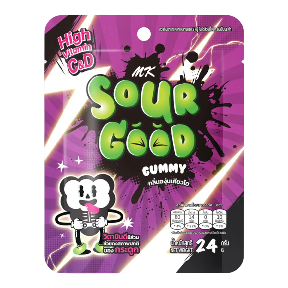 MK Sour Good Gummy Grape 24g (Case 288)