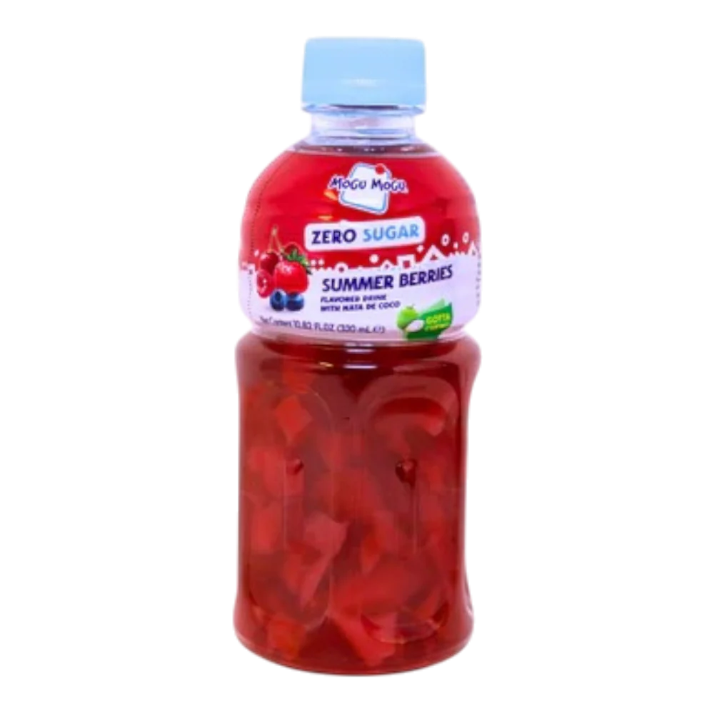 MOGU MOGU Nata De Coco Drink Summer Berries Flavour Zero Sugar 320ML (Case 24)
