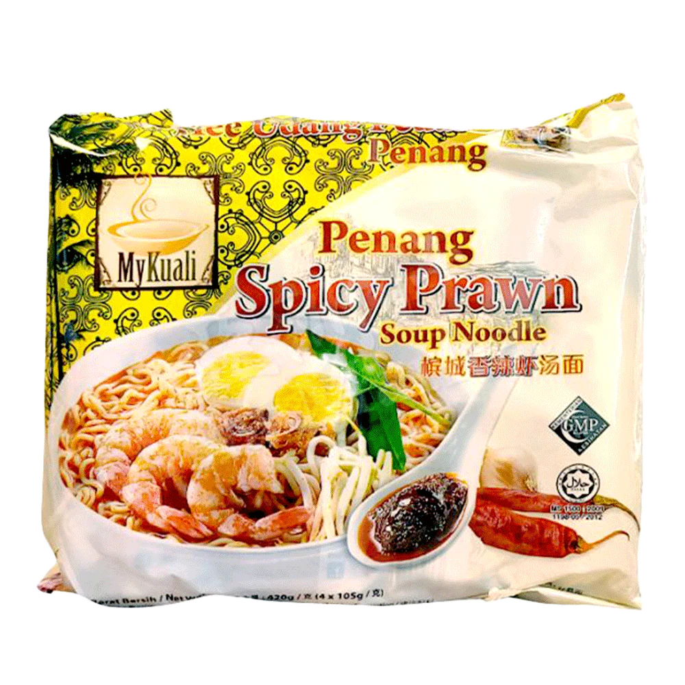 MYKUALI Penang Spicy Prawn Soup Noodle 105g