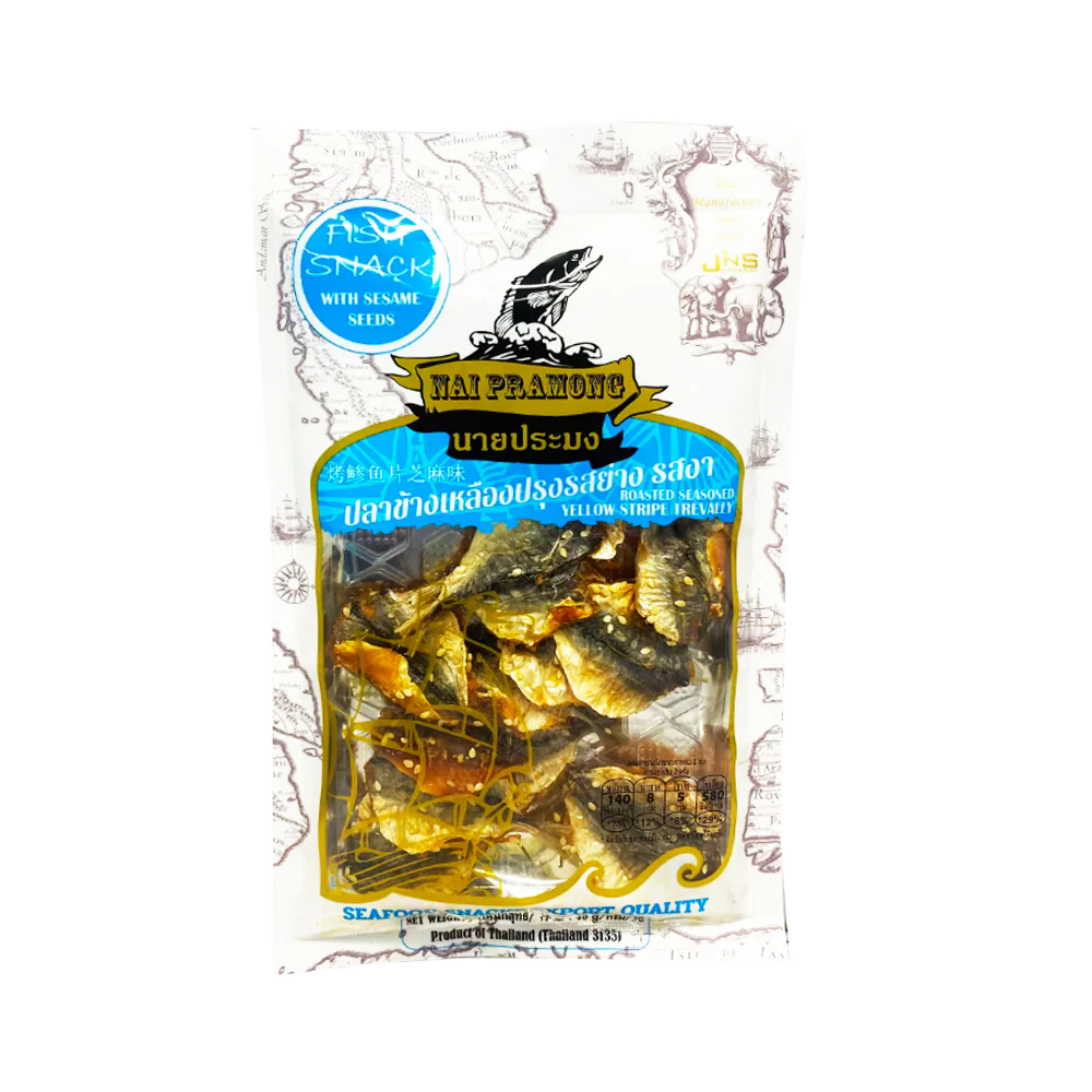NAI PRAMONG Seasoned Y/S Trevally €“ Sesame 40g