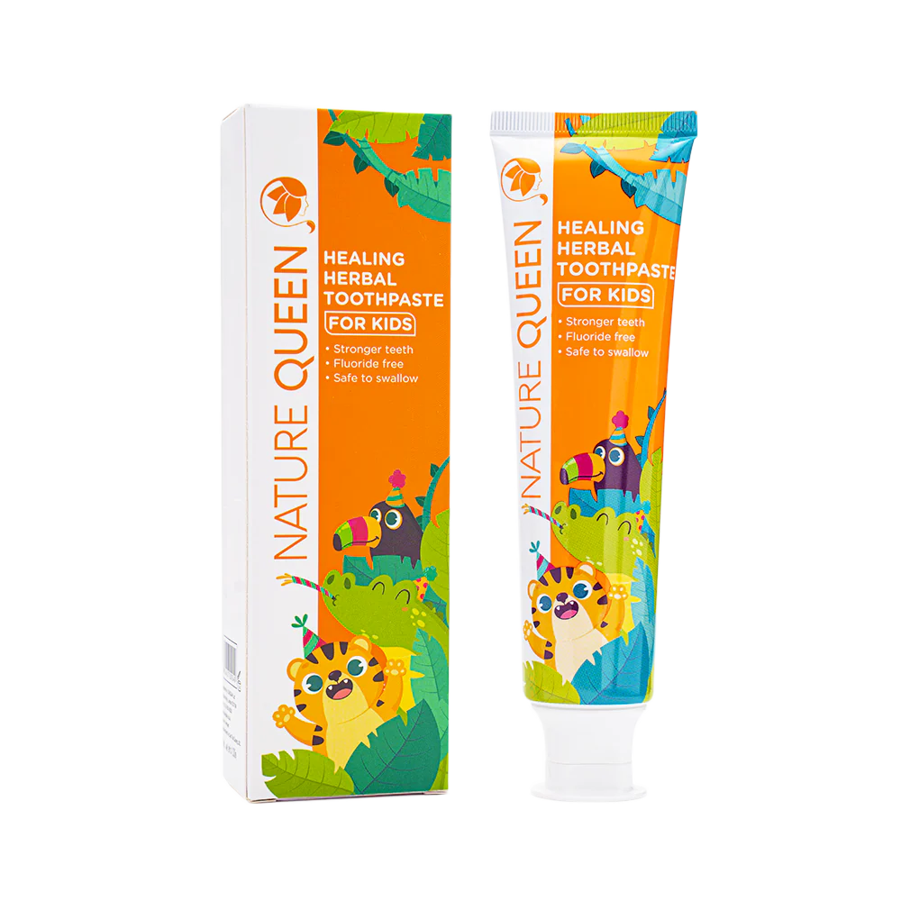 Nature Queen Healing Herbal Toothpaste for Kids 100g