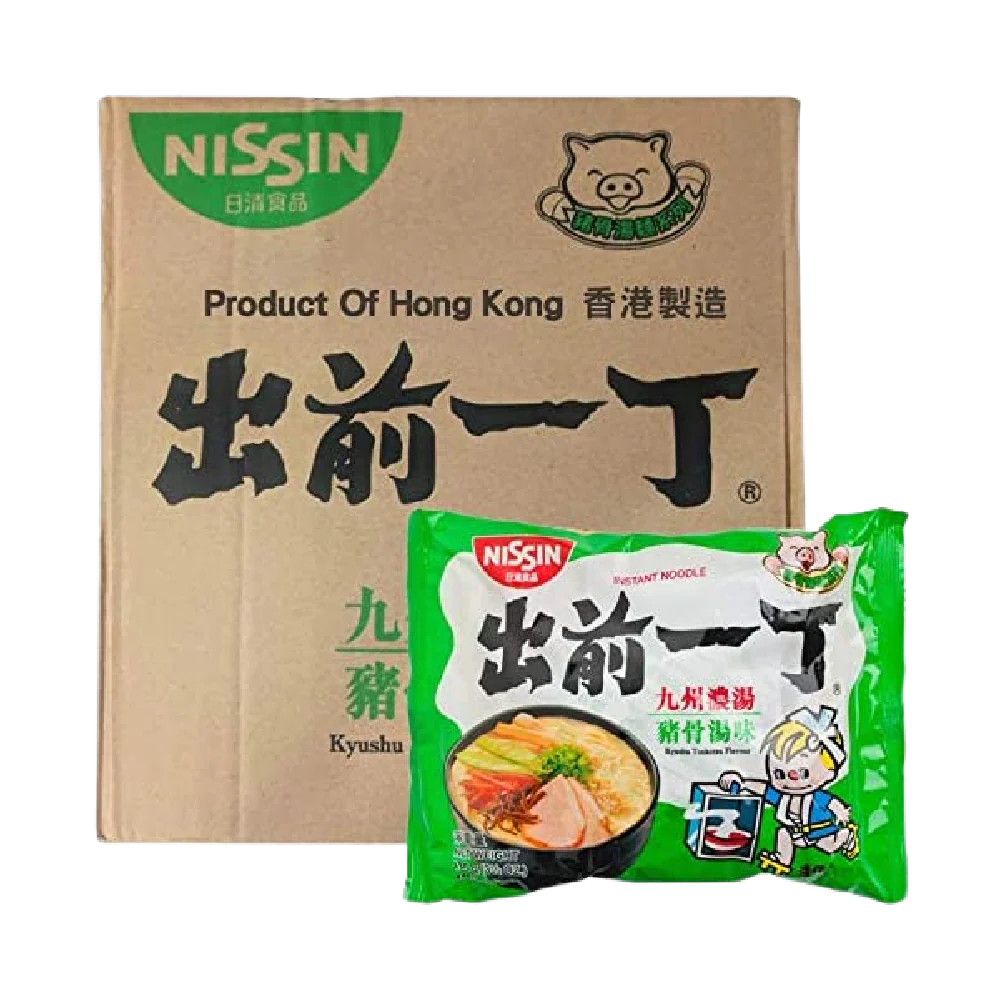 NISSIN Demae Ramen - Kyushu Tonkotsu 100g (Case 30) - Image 2
