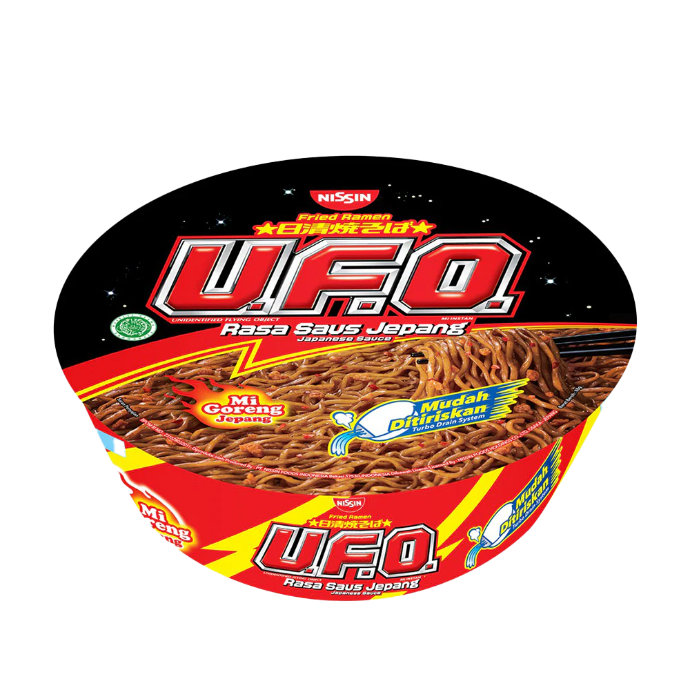 NISSIN UFO Fried Ramen - Japanese Sauce (Saus Jepang) 88g