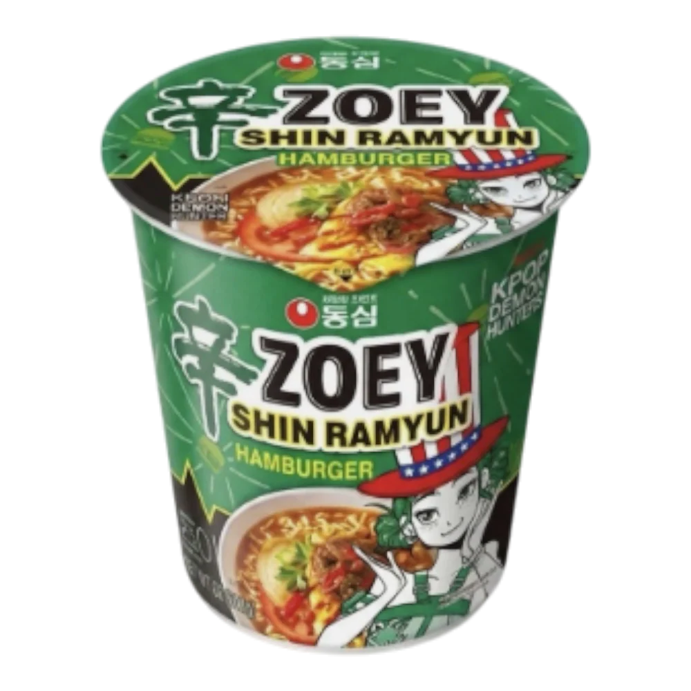 NONGSHIM Shin Cup Noodle Demon Hunters Zoey - Burger Hero 68g
