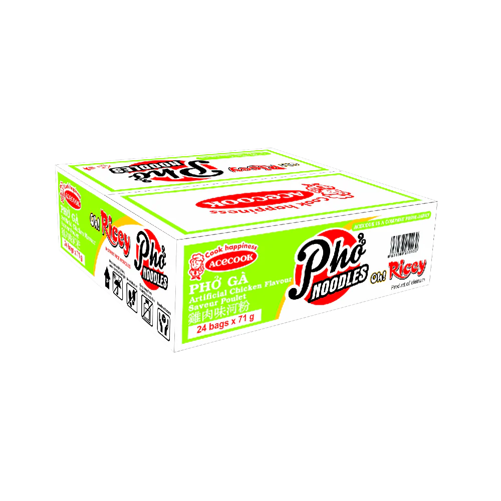 OH! RICEY Instant Pho Chicken Flavor 71g (Case 24)
