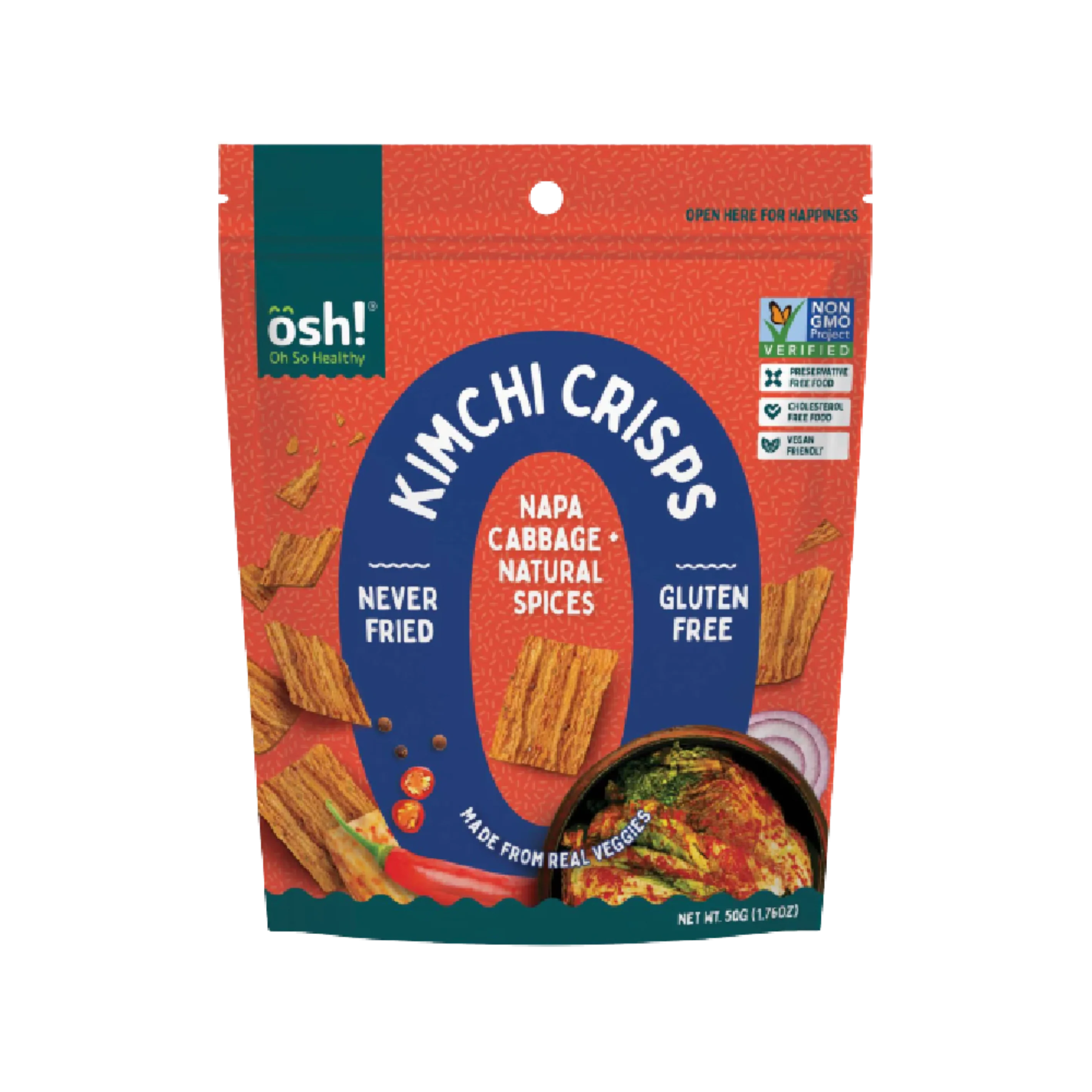 Oh So Healthy! Kimchi Crisp 50G