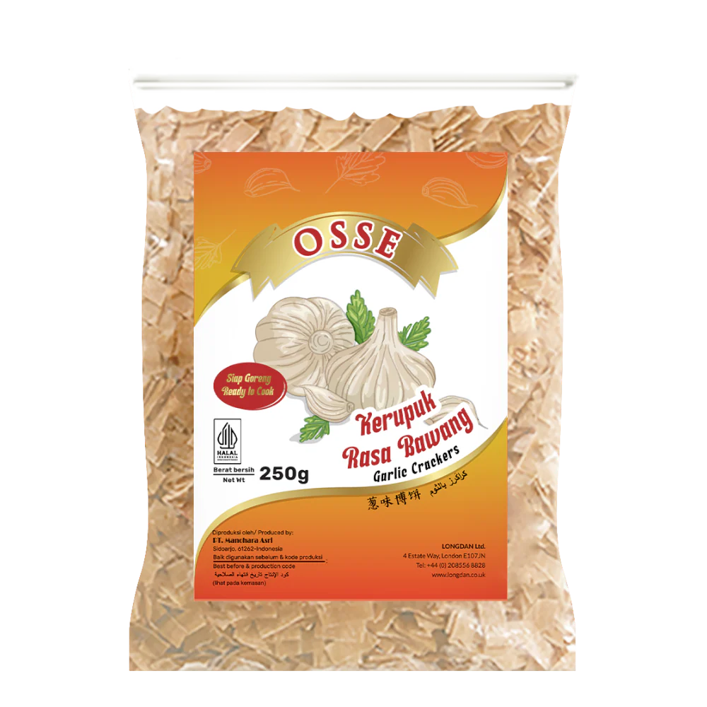 Osse Raw Garlic Crackers 250g