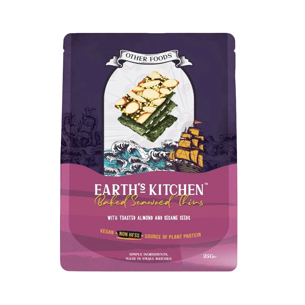 OTHER FOODS Seaweed Thins with Almond and Sesame 25G