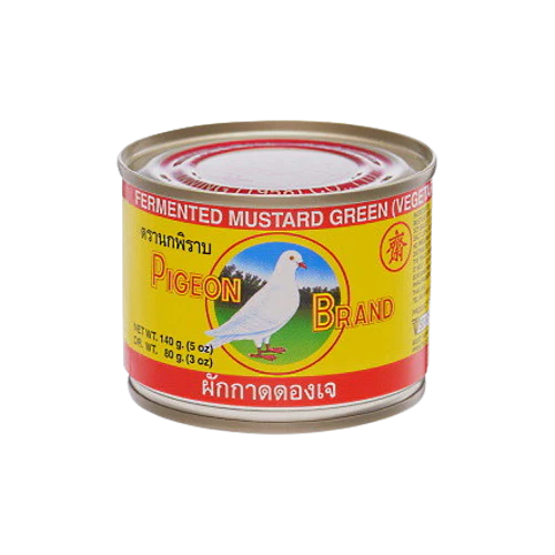 PIGEON Canned Vegetarian Pickled Mustard Green 140g
