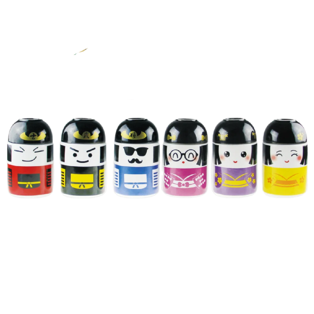 Plum Wine Doll Glass Bottle And Cup Vol 10% 180ml (A random bottle)