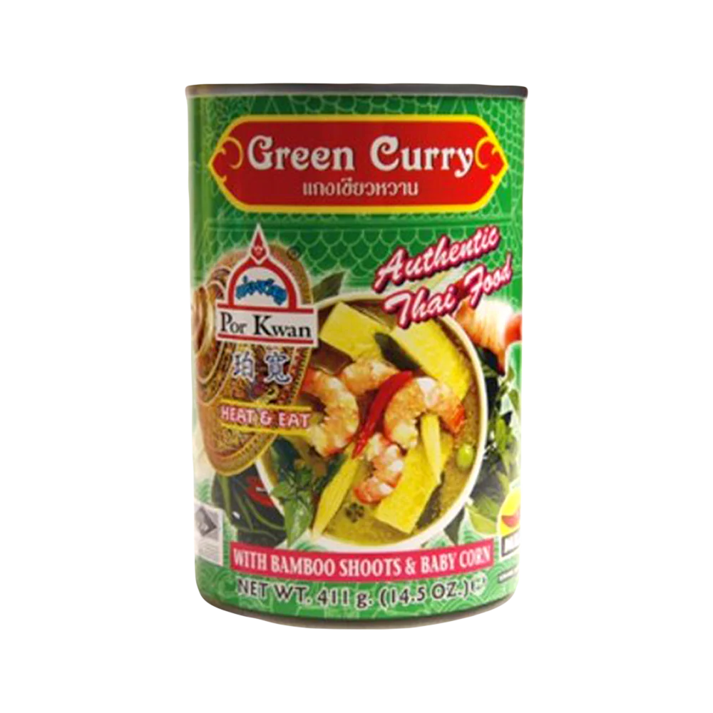POR KWAN Can Green Curry Soup 411g (Case 24)
