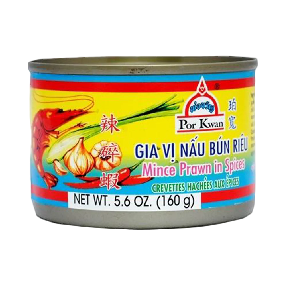 POR KWAN Minced Prawn In Spices (Tin) 160g