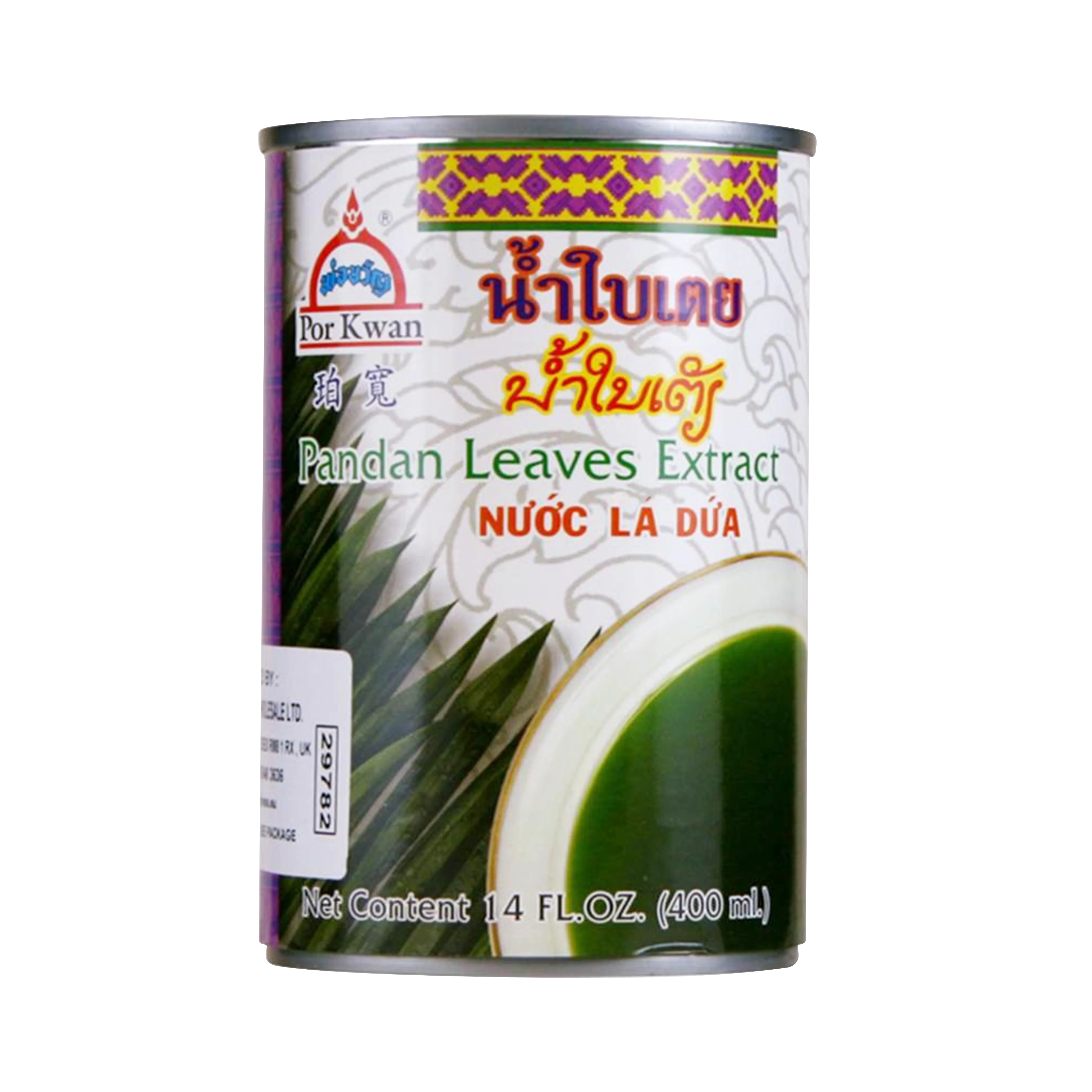 POR KWAN Pandan Leaves Extract 400ml (Case 24)