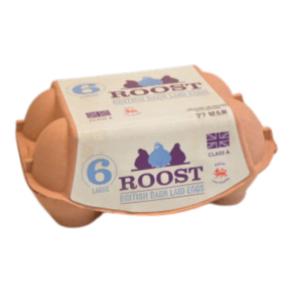 ROOST British Barn Laid Eggs ( 6 large eggs)
