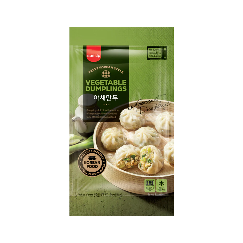 SAMLIP Vegetable Jjin Dumpling 168g (Frozen)
