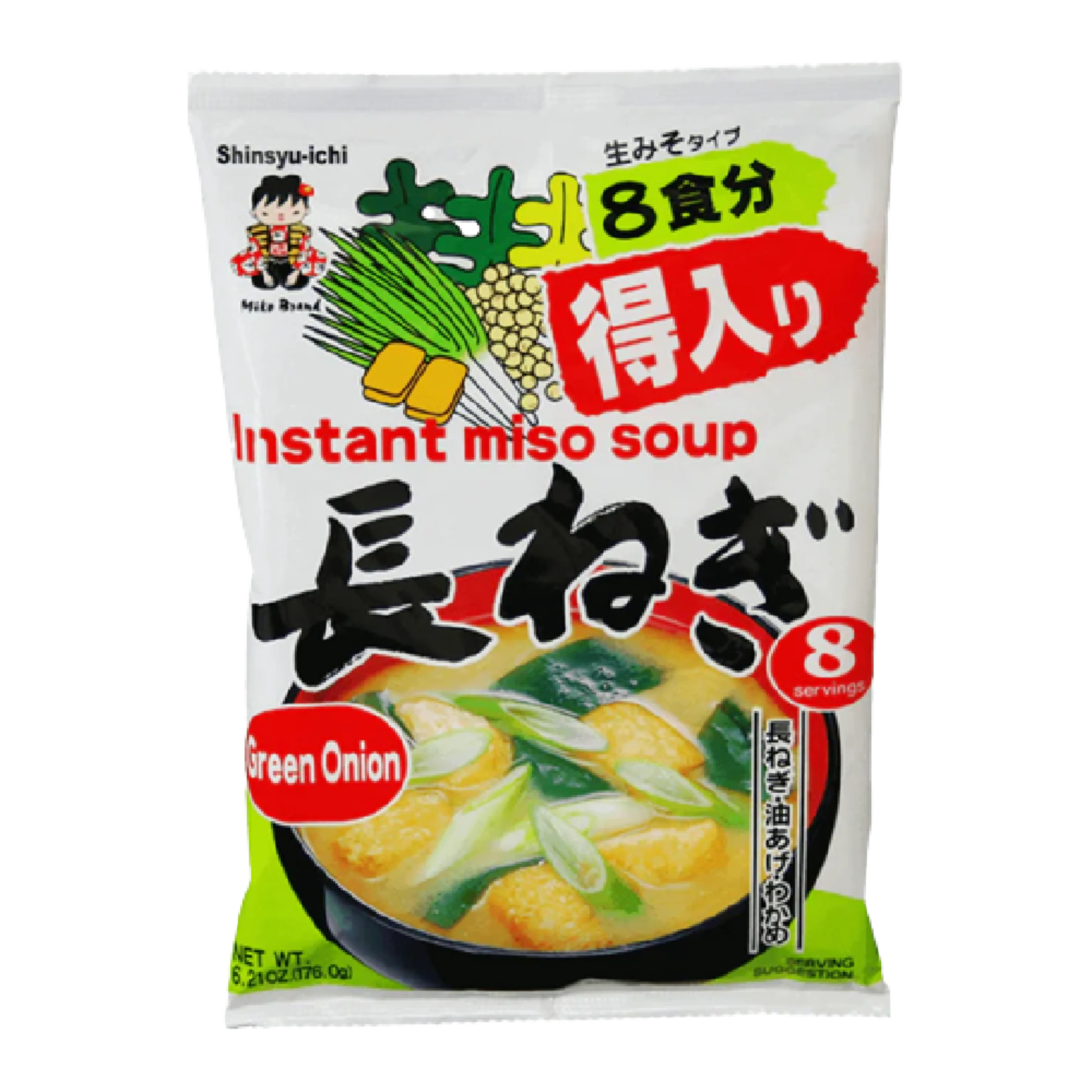 SHINSHUICHI Miso Soup Green Onion 8P 176g