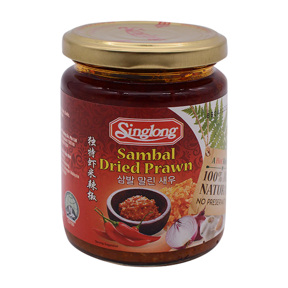 SING LONG Sambal Dried Prawn 230g
