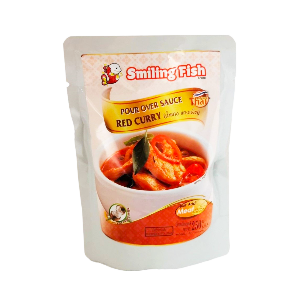 SMILING FISH Pour Over Sauce - Red Curry 250g