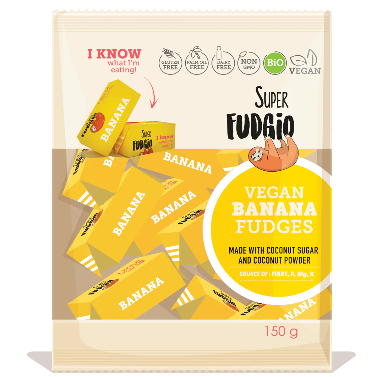 Super Fudgio Organic & Vegan Banana Fudge 150g