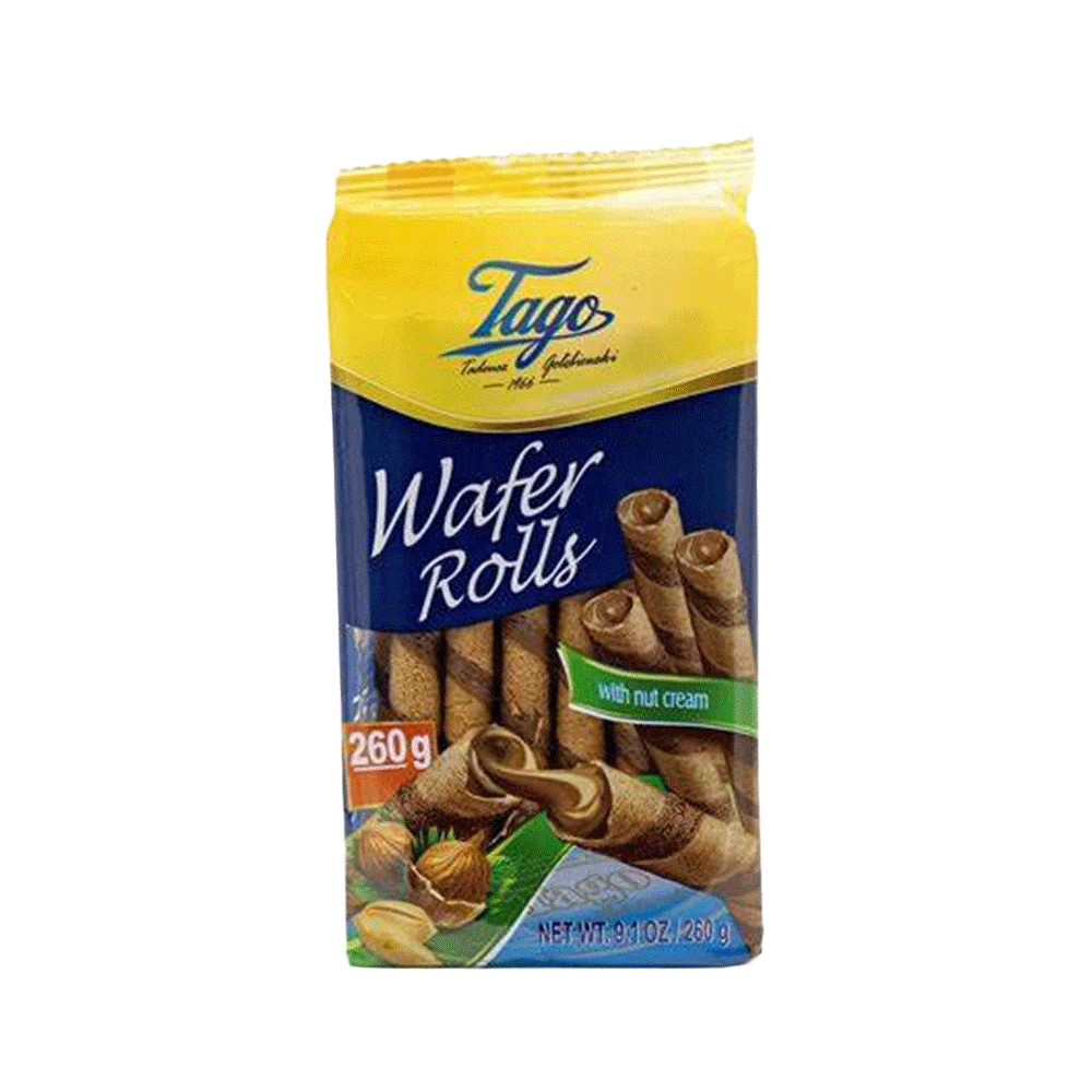 TAGO Wafer Rolls - Peanut 260g