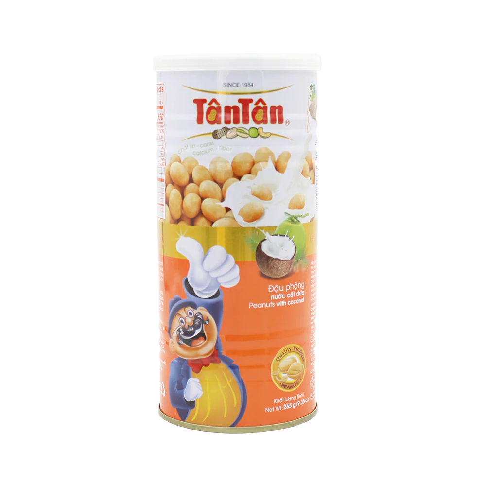 Tan Tan Peanuts With Coconut 265G (Case 24)