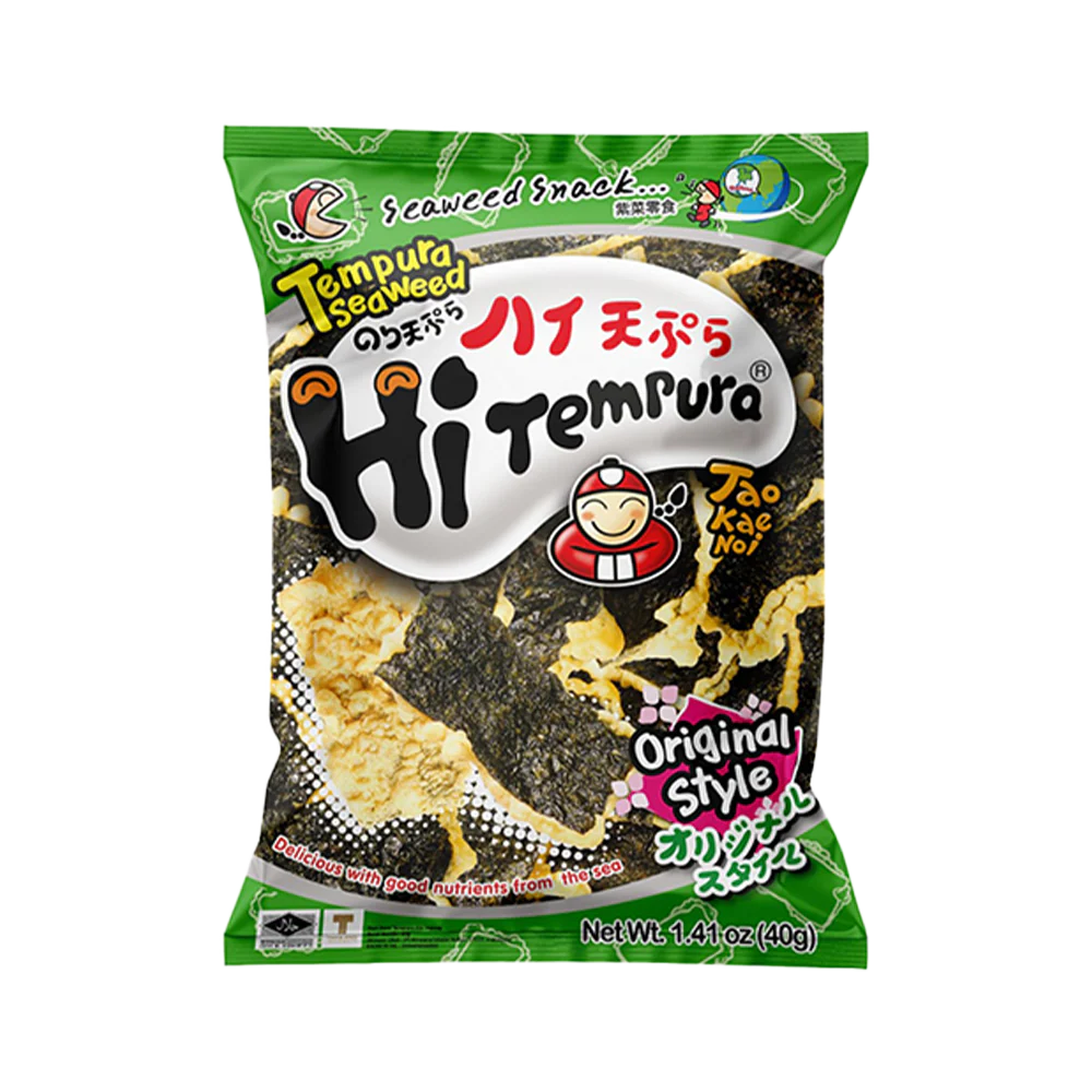 TAOKAENOI Hi-Tempura Crisp Seaweed - Original 40g