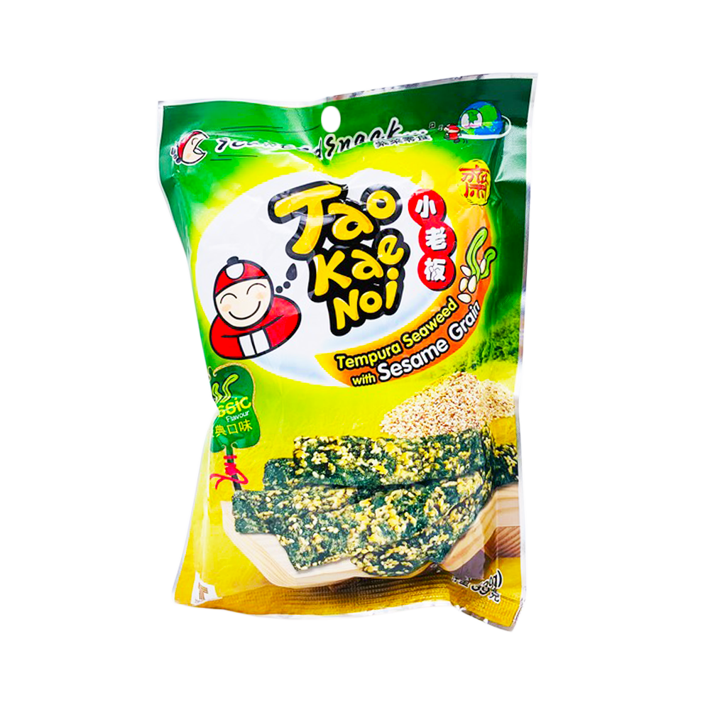 TAOKAENOI Hi -Tempura Crisp Seaweed - Sesame Grain 39g