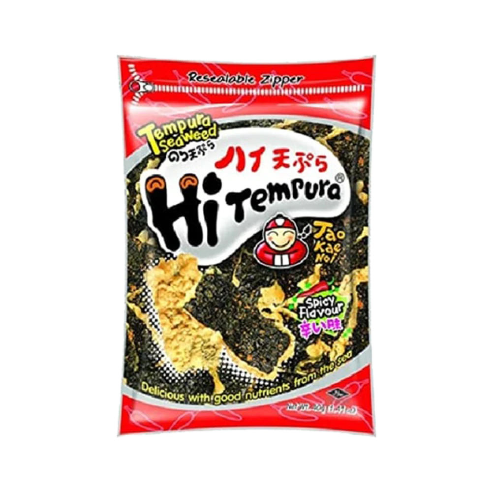 TAOKAENOI Hi-Tempura Crisp Seaweed - Spicy 40g