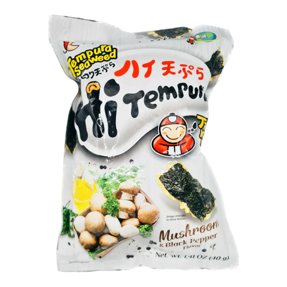 TAOKAENOI Tempura Seaweed Mushroom & Black Pepper 40g (Case 24)