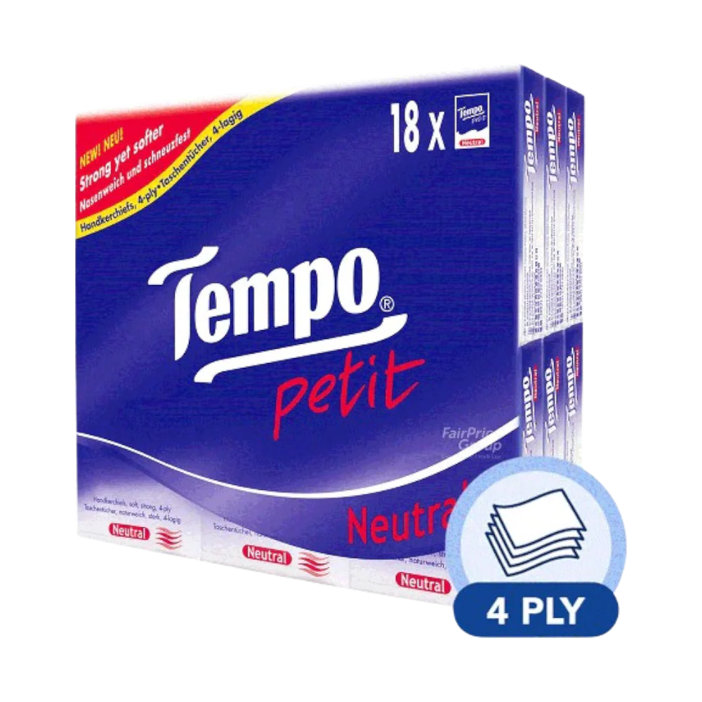 TEMPO Tissue Petit-Neutral (single pack) (Case 360)