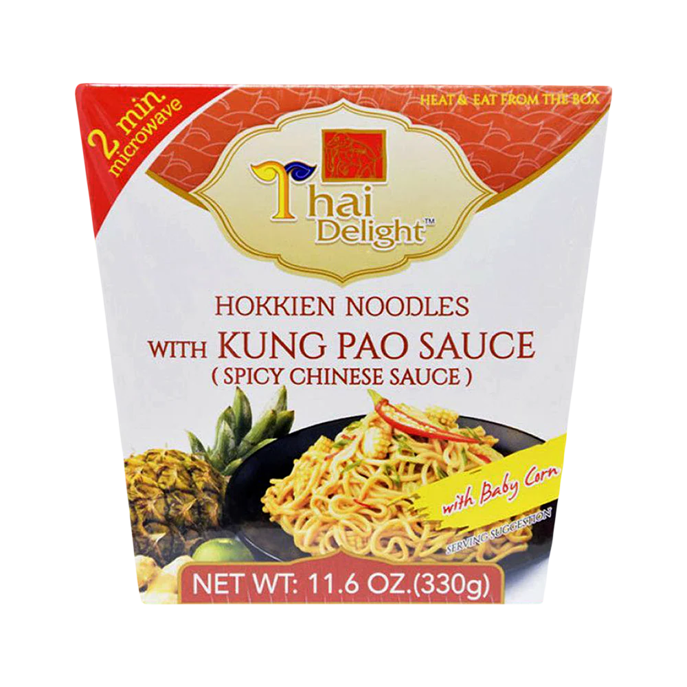 THAI DELIGHT Hokkien Noodles With Kung Pao Sauce 330g