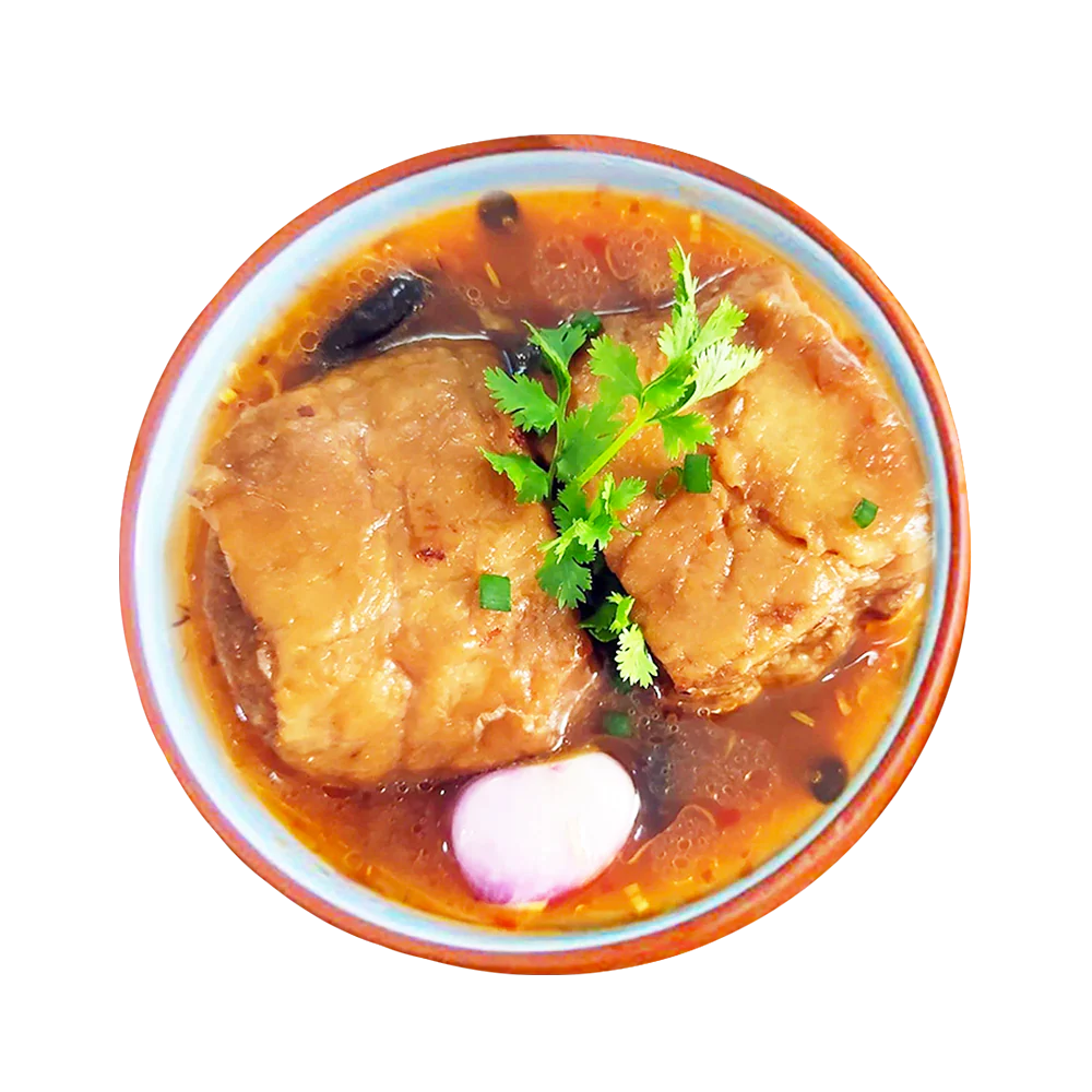The Plantbase Store Canned Vegetarian Coconut Braised Beancurd Skin 200g - Image 4