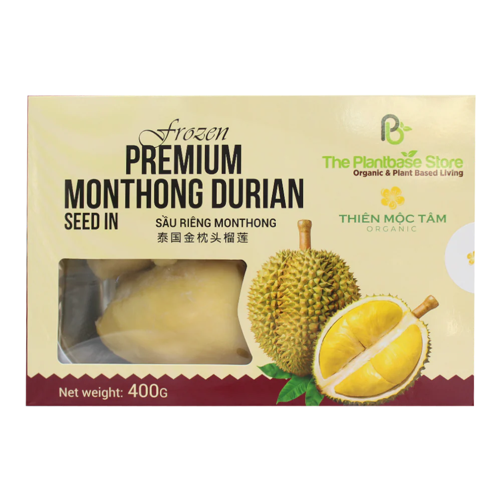 THE PLANTBASE STORE Frozen Premium Monthong Durian Seed In 400G (Frozen)