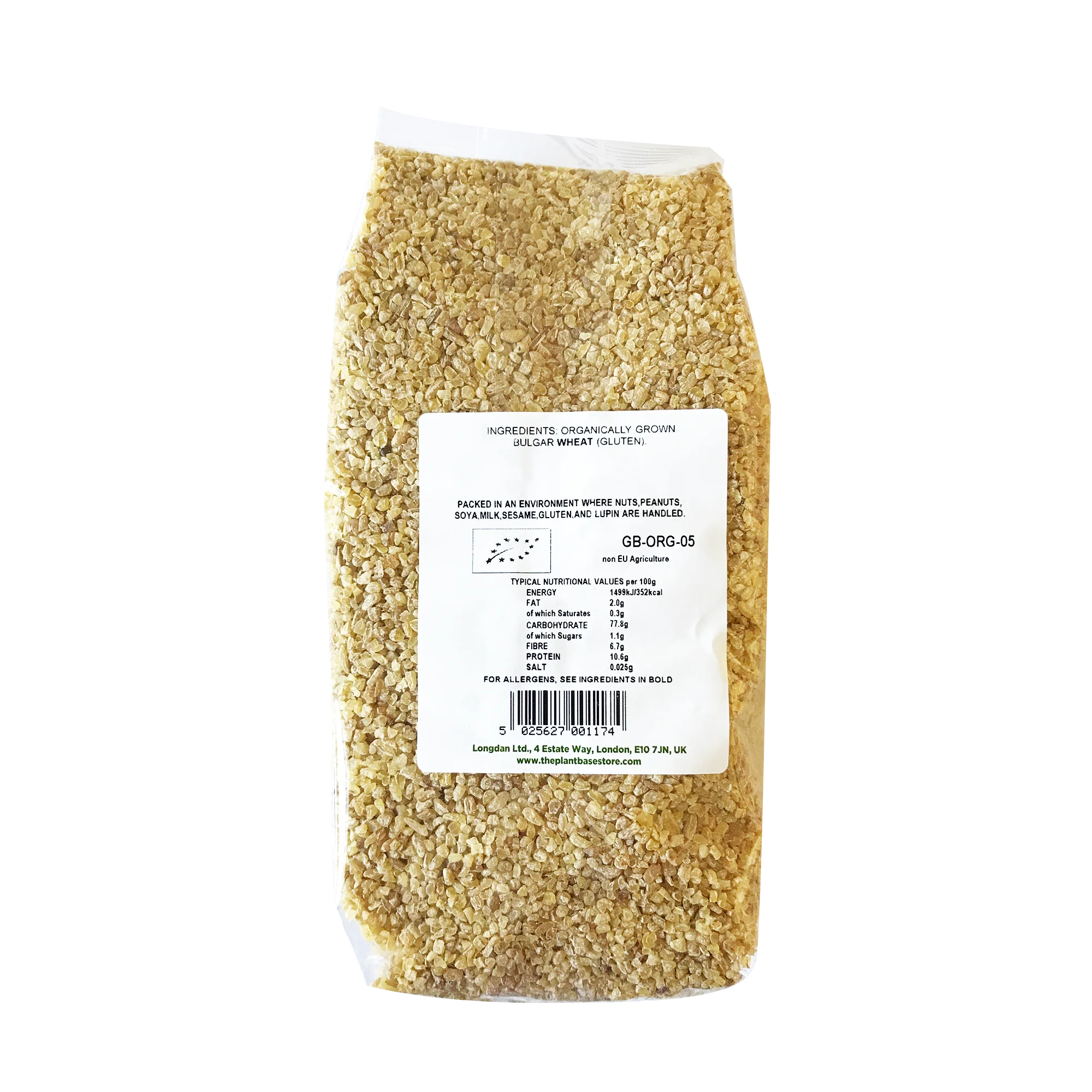 The Plantbase Store Organic Bulgur Wheat 500g - Image 2