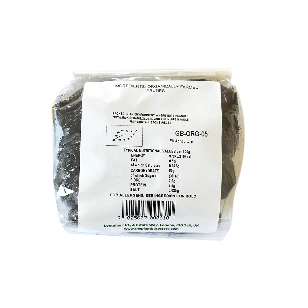 The Plantbase Store Organic Prunes Pitted 250g - Image 2