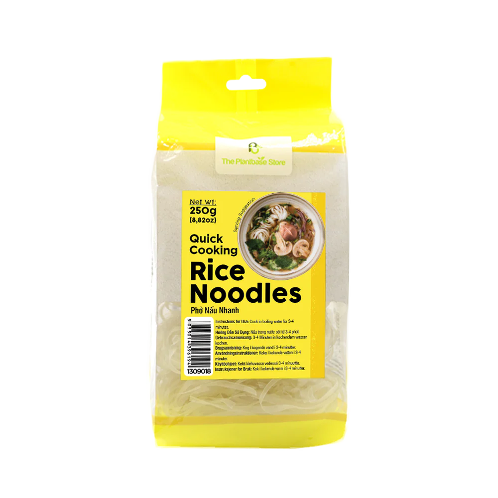The Plantbase Store Quick Cooking Rice Noodles 250g