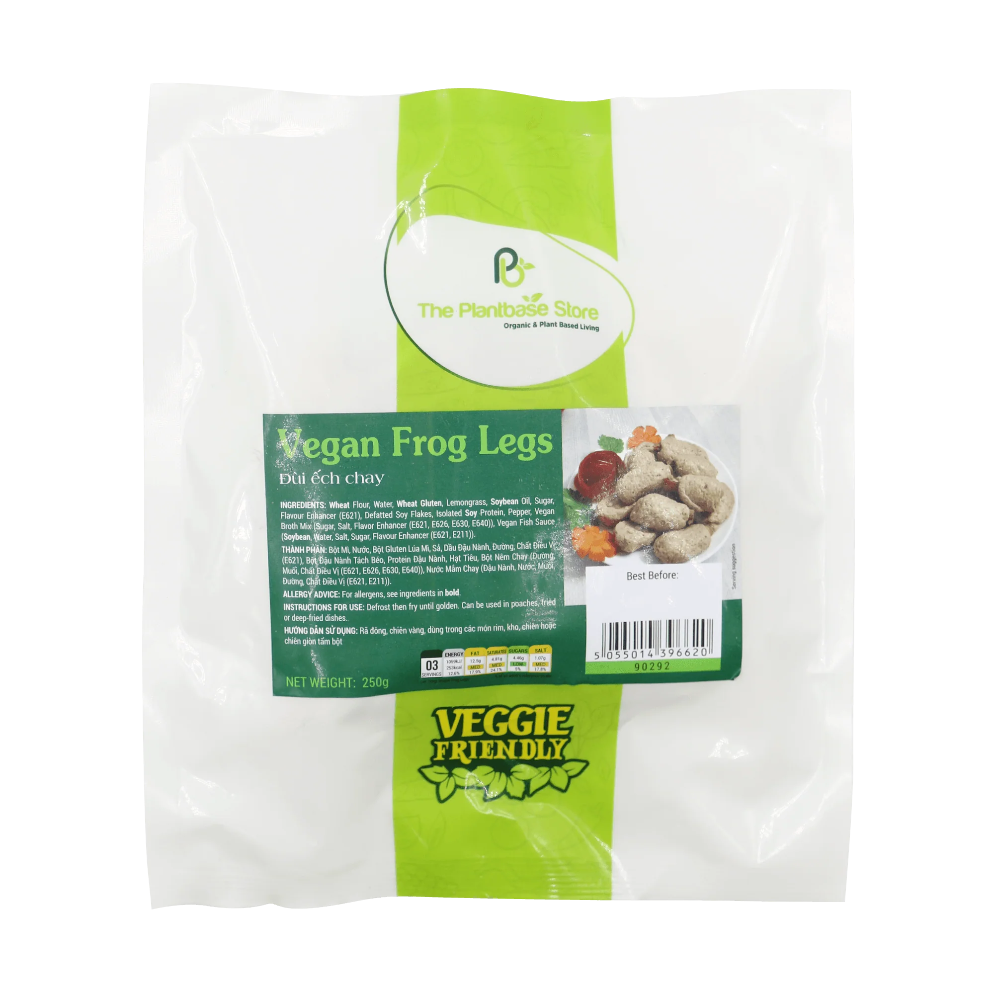 The Plantbase Store Vegan Frog Legs 250g (Frozen)