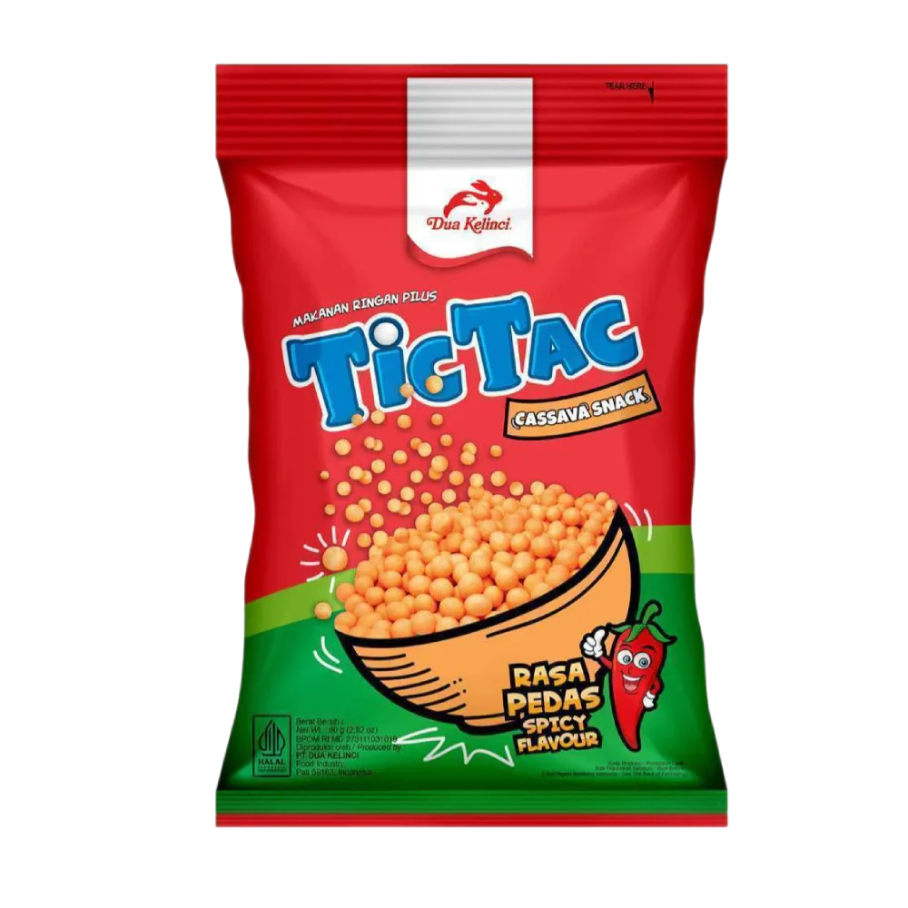 TIC TAC Cassava Snack - Chilli 80g