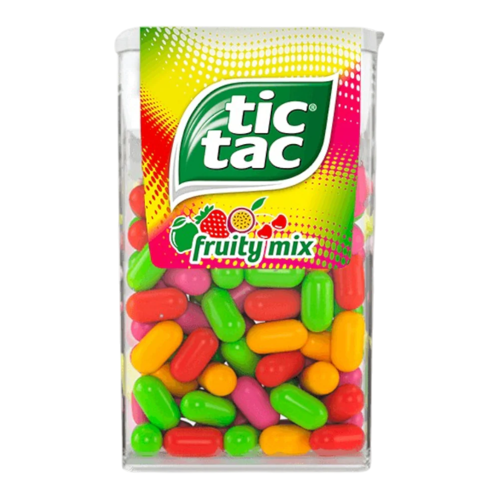 TIC TAC Fruity Mix Flavour 18g (Case 24)