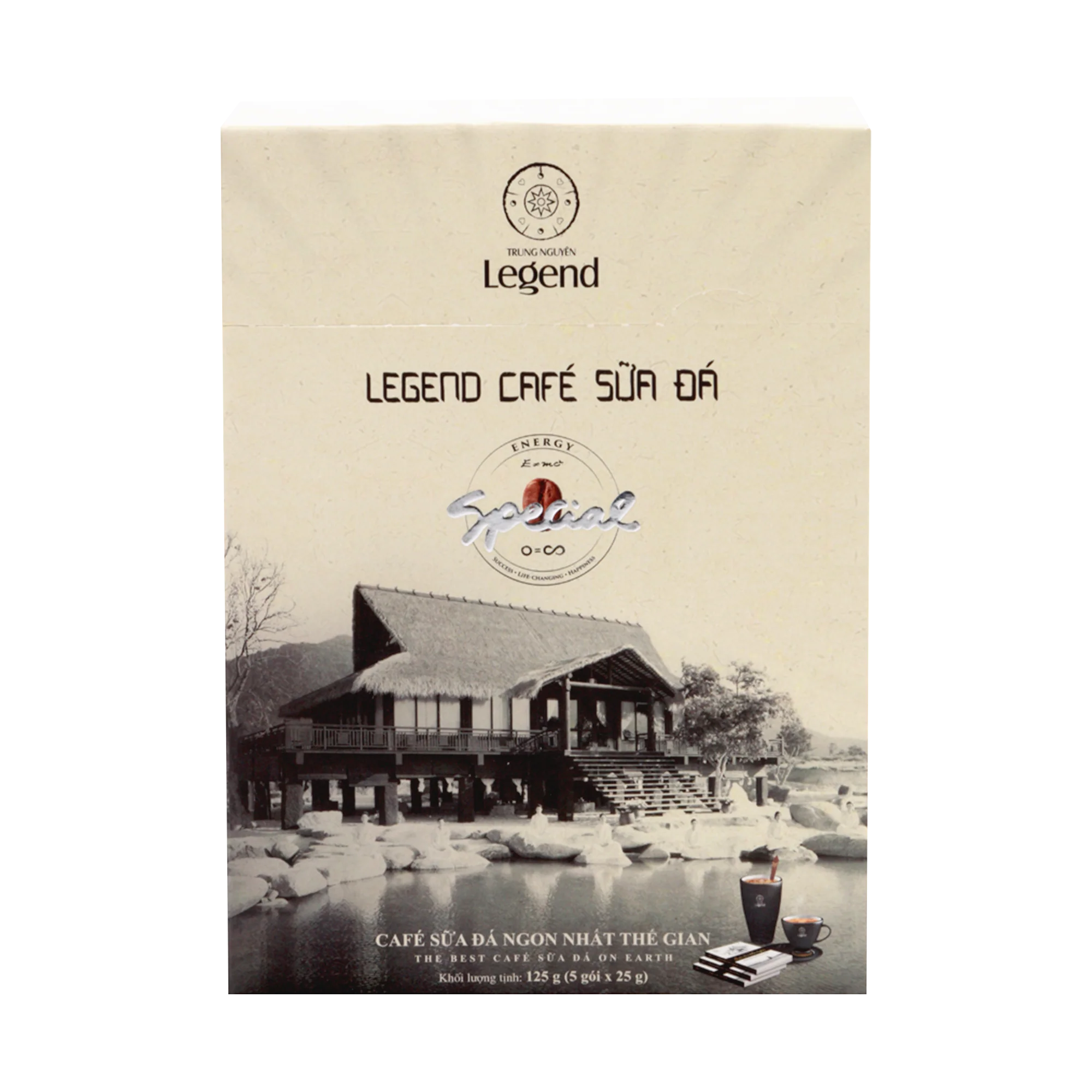 Trung Nguyen Legend Cafe Sua Da instant coffee 125g  (Case 24)