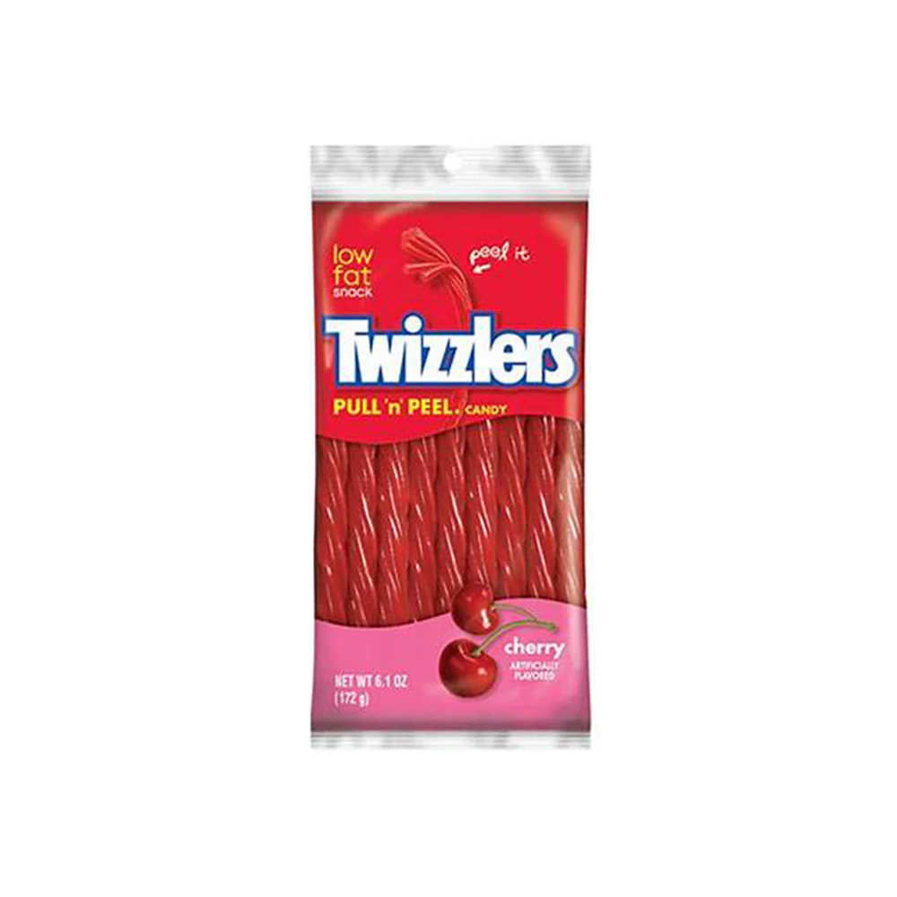TWIZZLERS Peg Bag Cherry Pull & Peel 172g