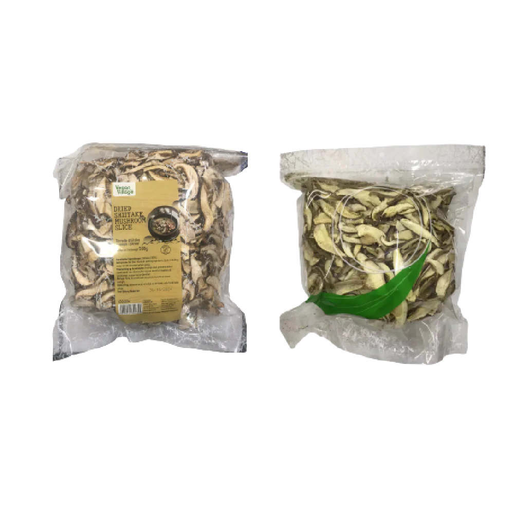 VEGAN VILLAGE Dried Shiitake Mushroom slice 500g