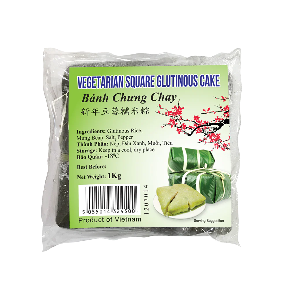 Vegetarian Square Glutinous Cake 1kg (Fresh) (Frozen)