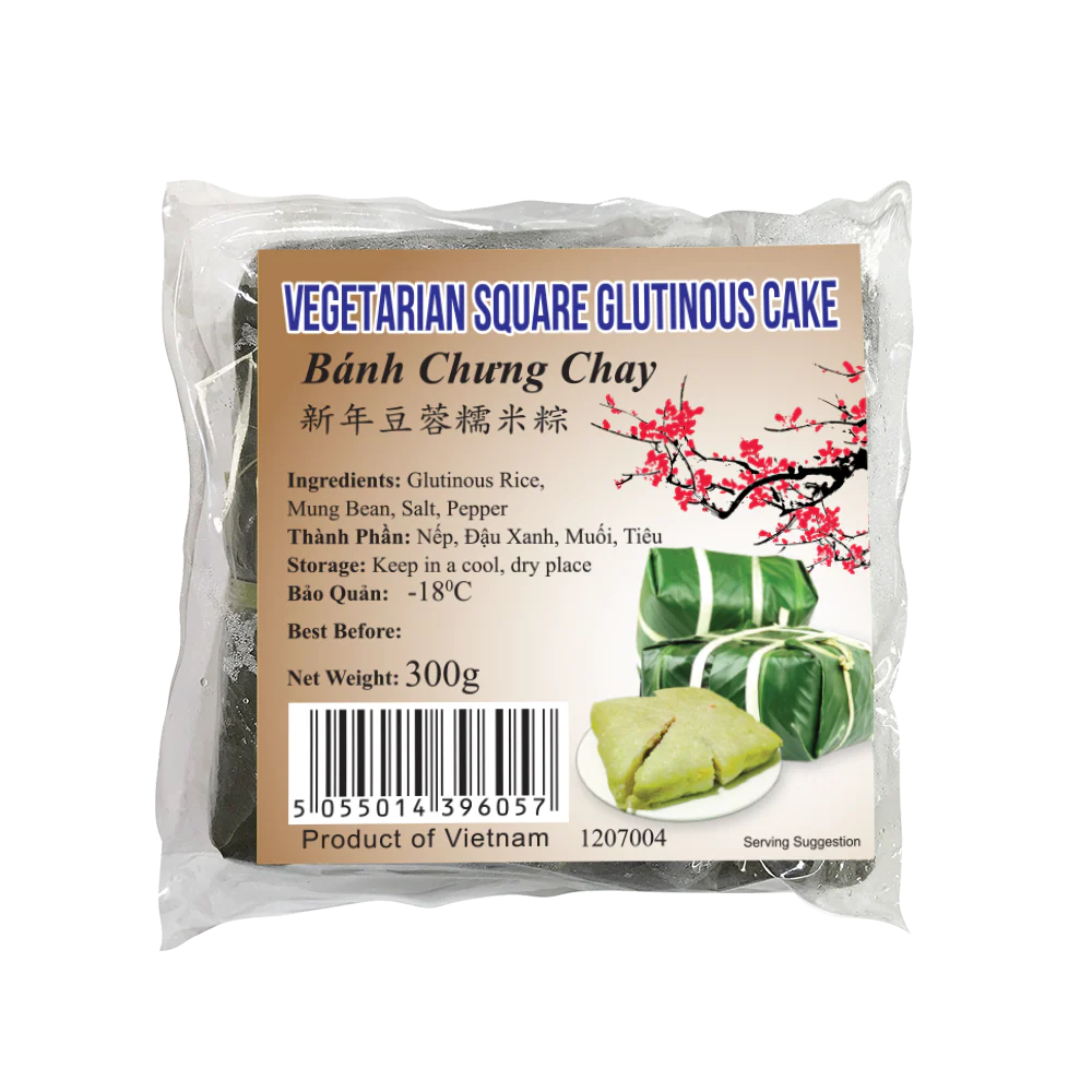 Vegetarian Square Glutinous Cake 300g (Frozen)