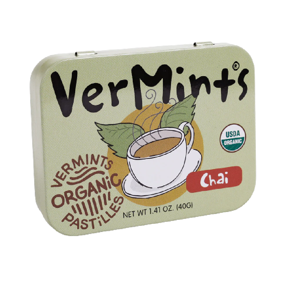 VERMINTS Organic Chai Mints 40g