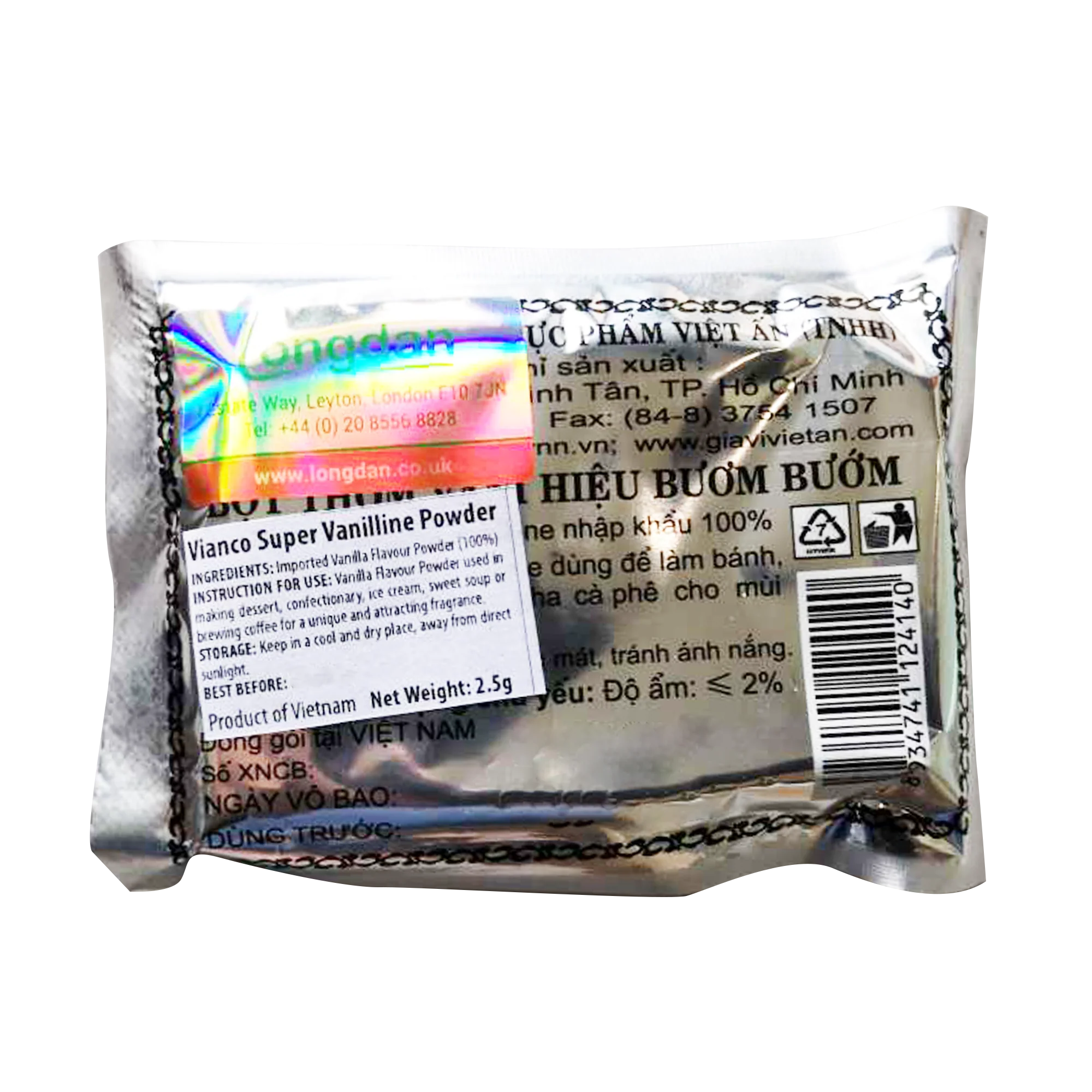 Vianco Super Vanilla Powder 2.5g - Image 2
