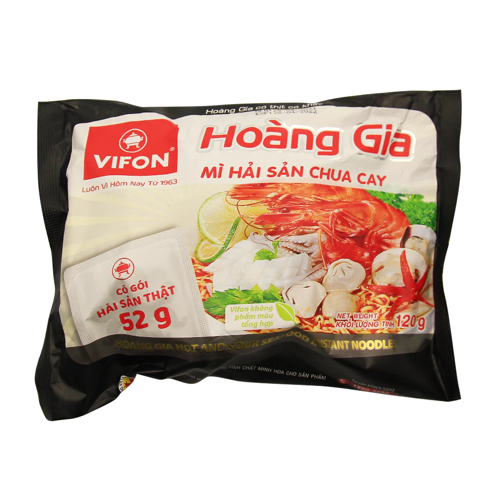 Vifon Asian Style Instant Noodles with Seafood 120g