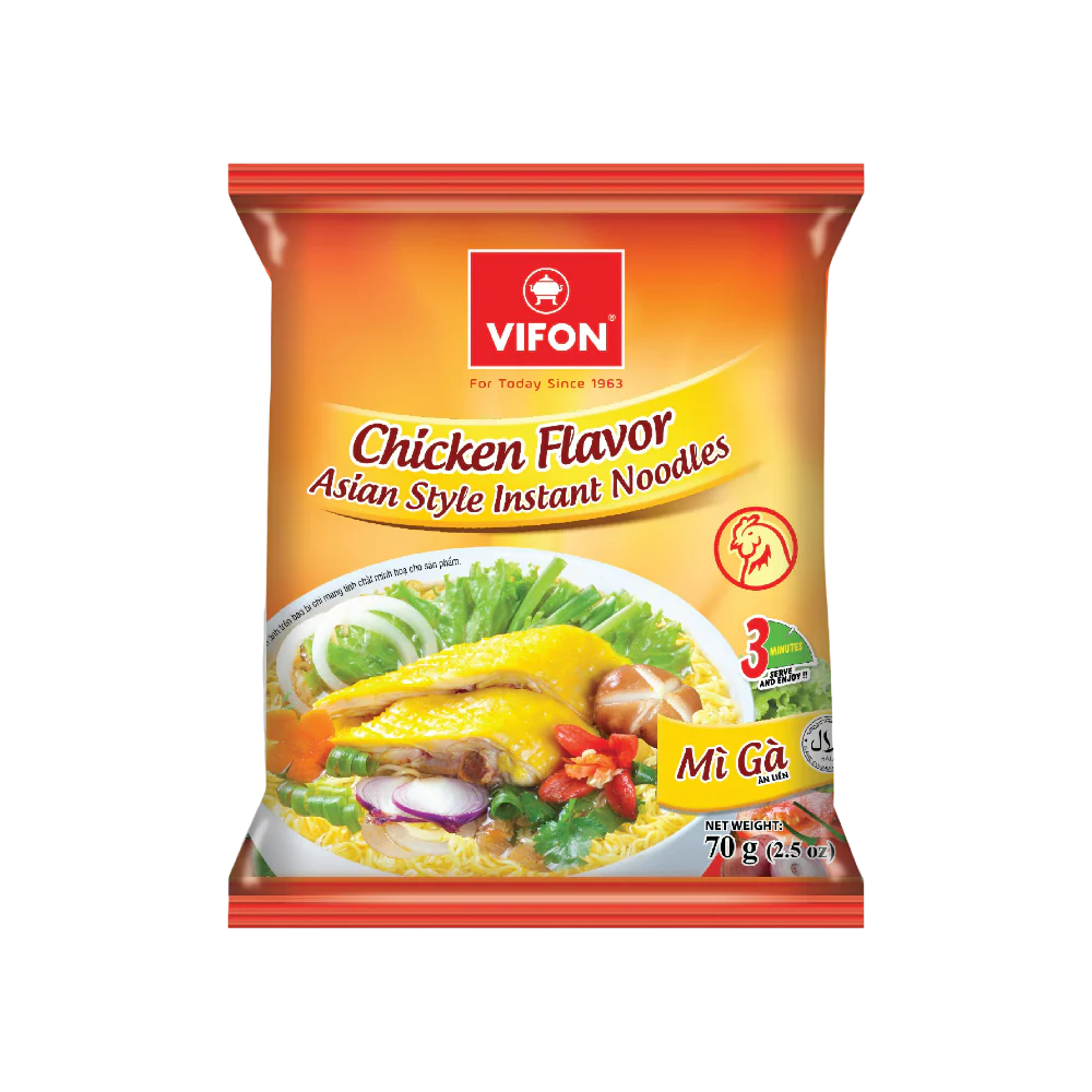 Vifon Instant Noodles Chicken Flavour 70g